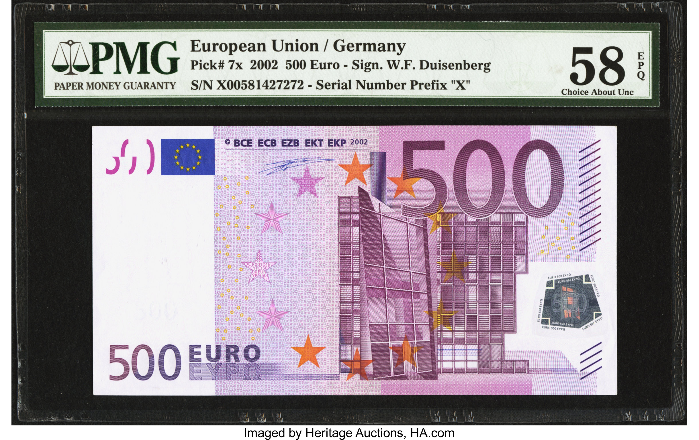 image for: European Monetary Union  500 euro (B107t1)
