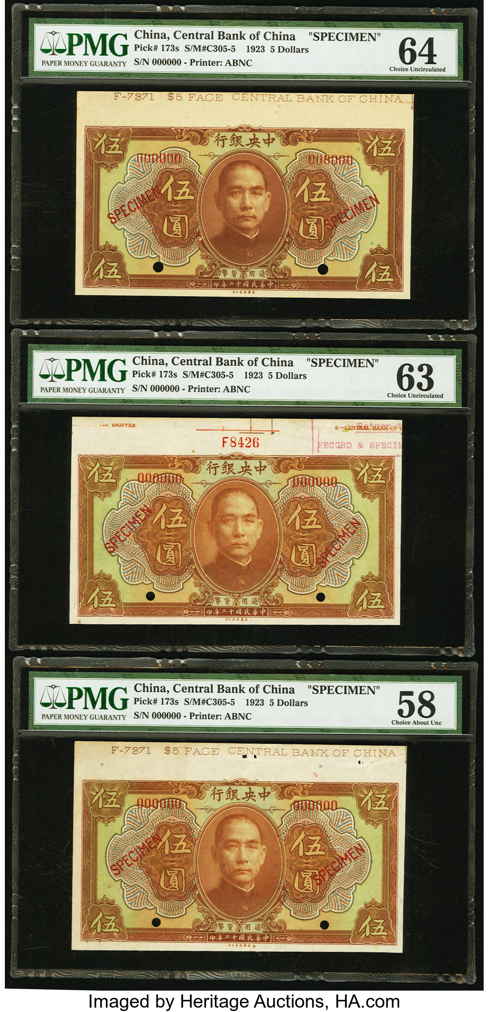 image for: China National Banks  5 dollars(B3002a)