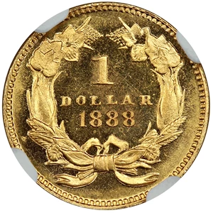 image for: 1888 G$1 NGC Proof 66 CAM