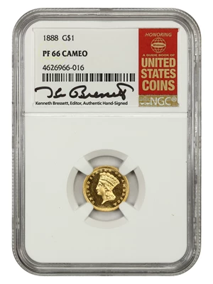 image for: 1888 G$1 NGC Proof 66 CAM
