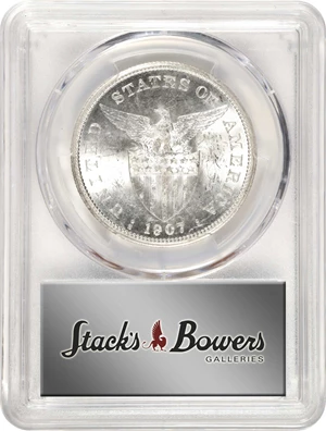 image for: PHILIPPINES. Peso, 1907-S. San Francisco Mint. PCGS MS-63.