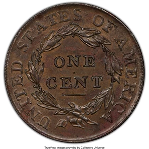 image for: 1809 1C S-280, B-1, R.2, MS62 Brown PCGS. CAC....