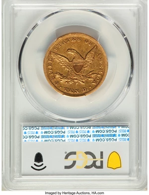 image for: 1864 $10 XF45 PCGS....