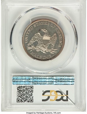 image for: 1861 50C PR64 Cameo PCGS. CAC....