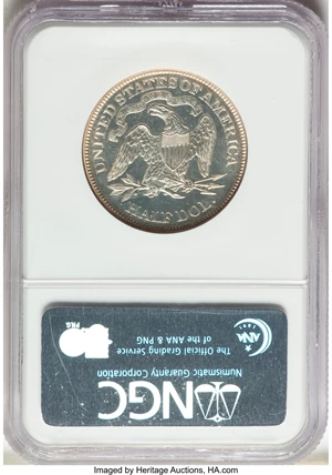 image for: 1875 50C PR66 Cameo NGC....
