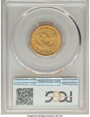image for: 1855-O $5 XF45 PCGS. Variety 1....