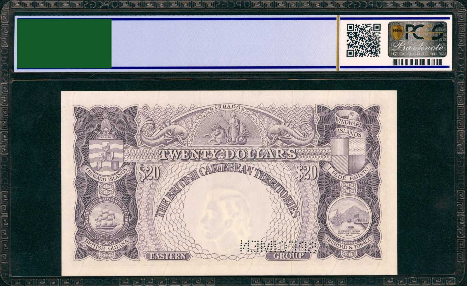 image for: British Caribbean Territories  20 dollars(B111f)