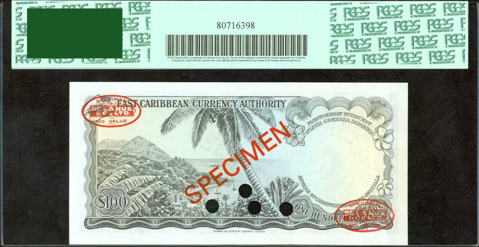 image for: East Caribbean States  100 dollars (B104a2)