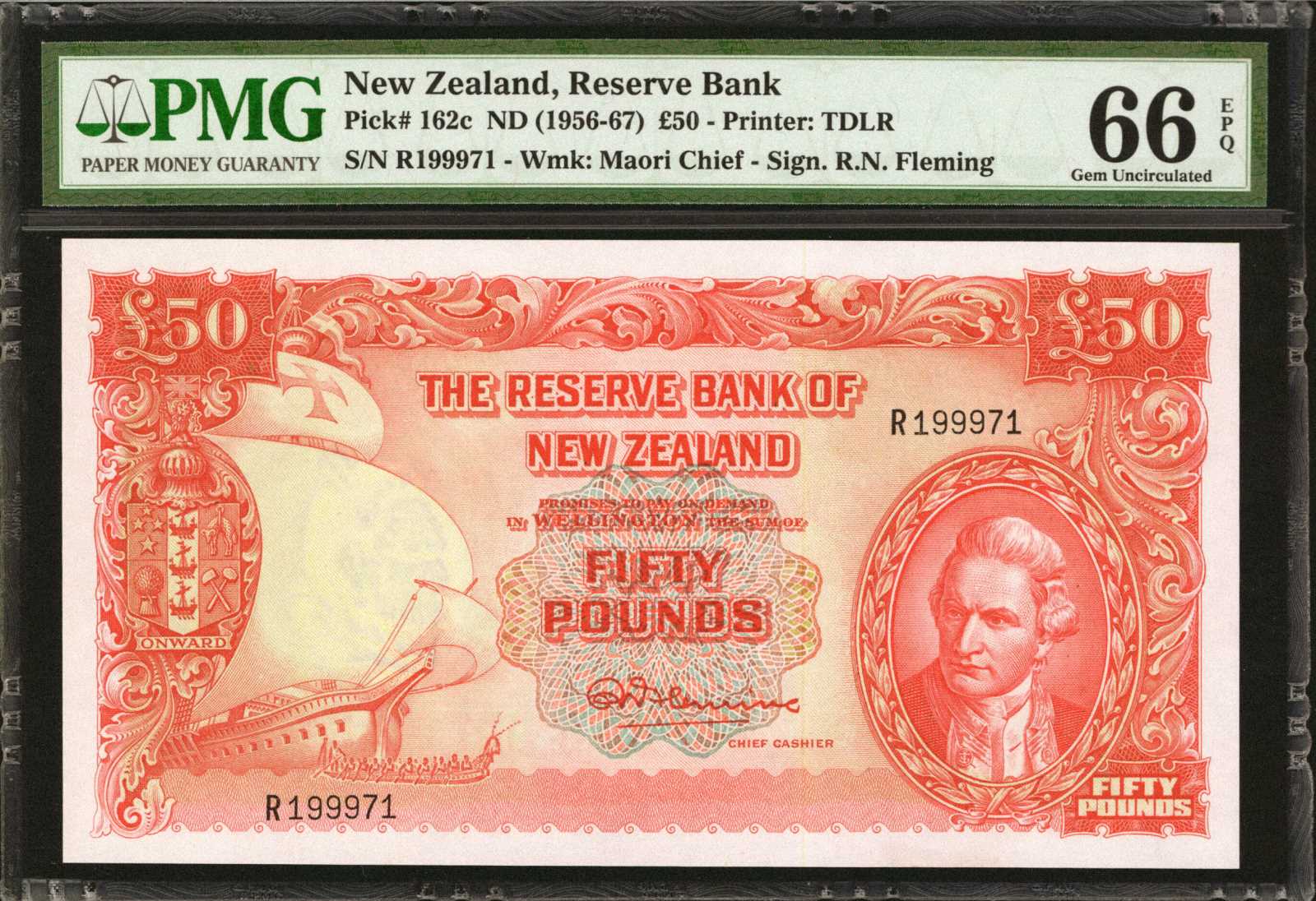 image for: New Zealand  50 pounds (B109cs)