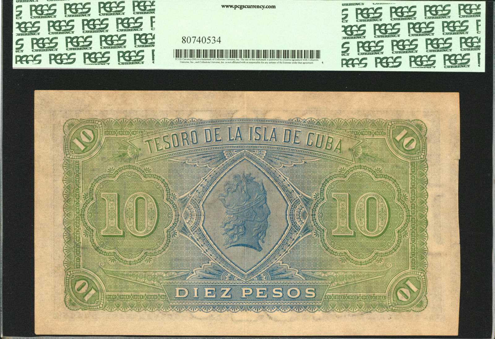 image for: Cuba  10 pesos(B202as)