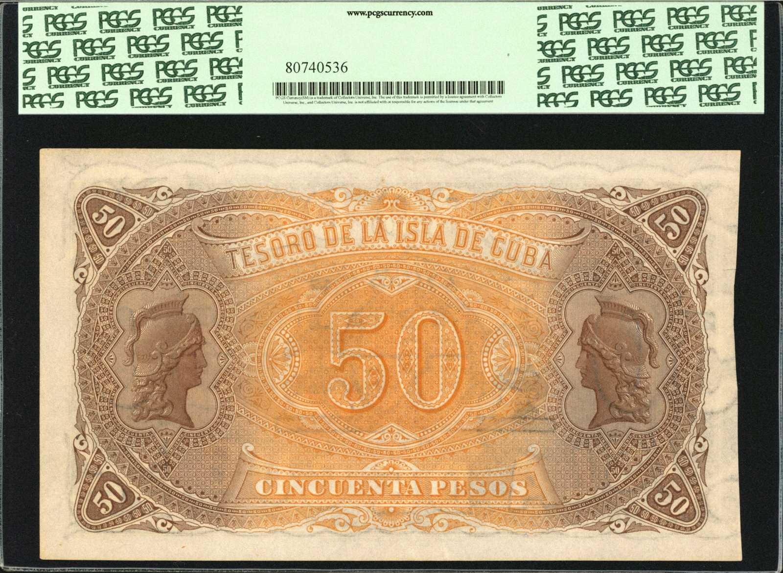 image for: Cuba  50 pesos(B204ar)