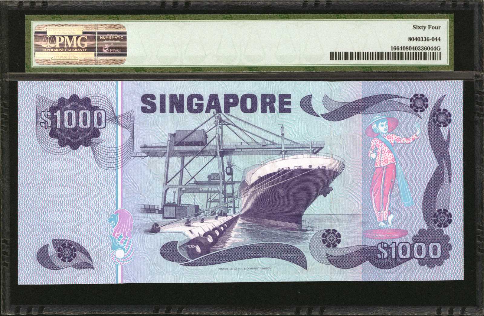 image for: Singapore  1,000 dollars (B117az)