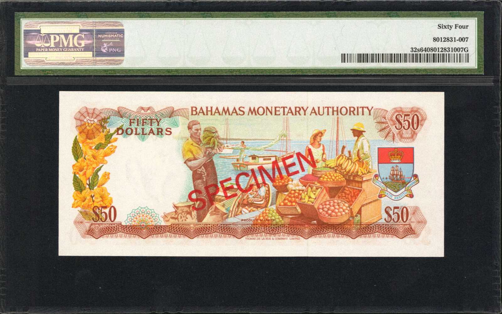 image for: Bahamas  50 dollars (B207a)