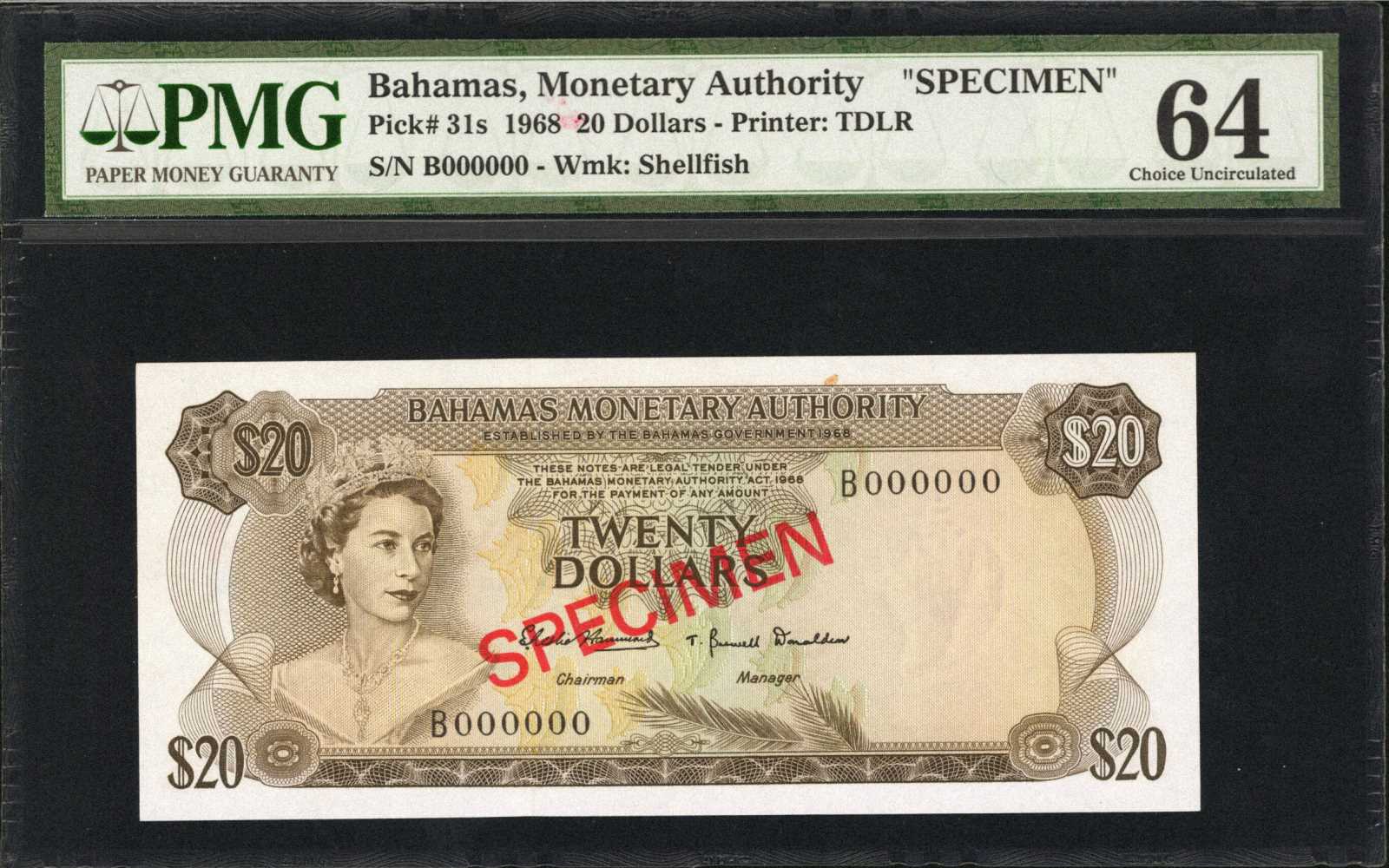 image for: Bahamas  50 dollars (B207a)