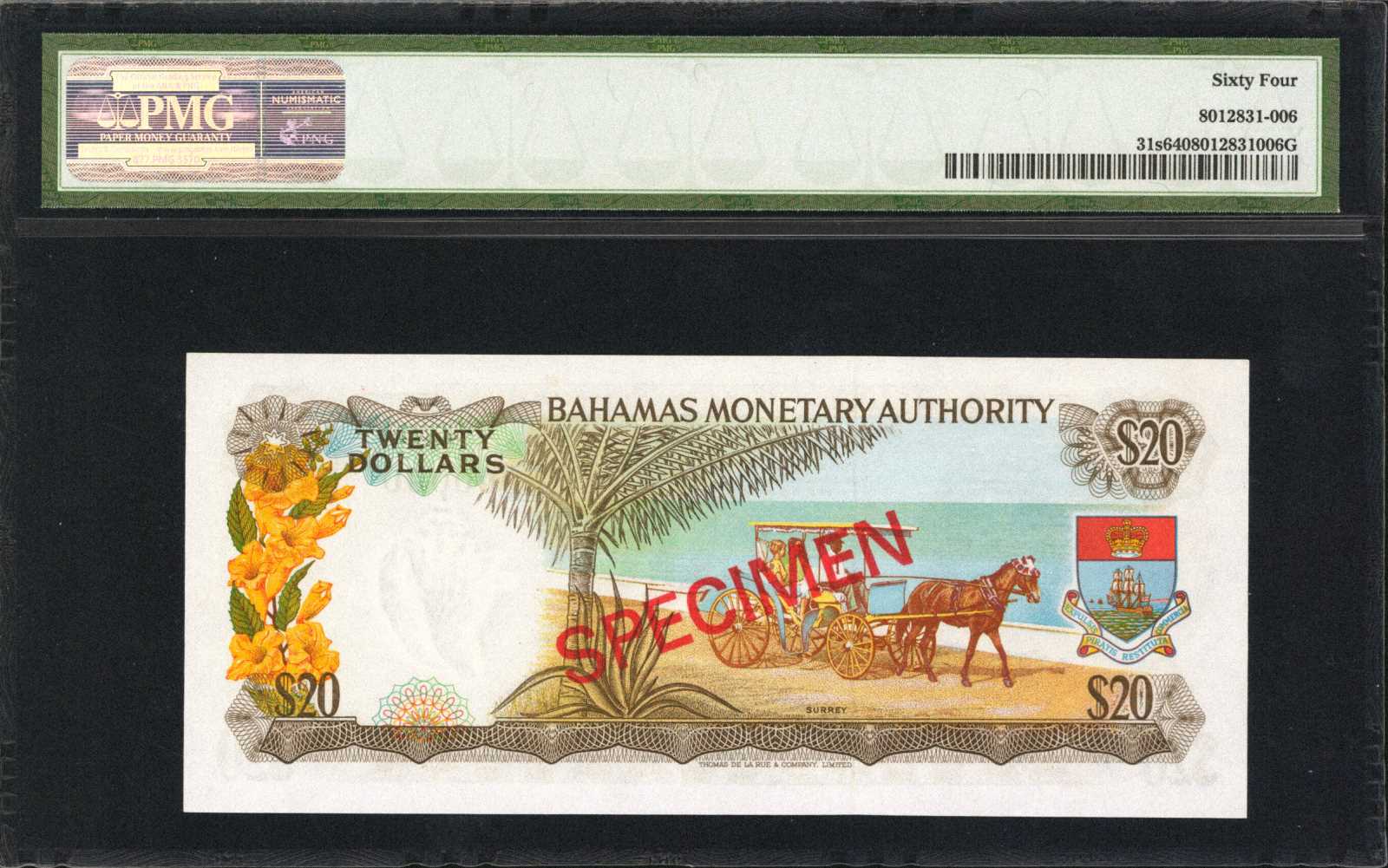 image for: Bahamas  50 dollars (B207a)