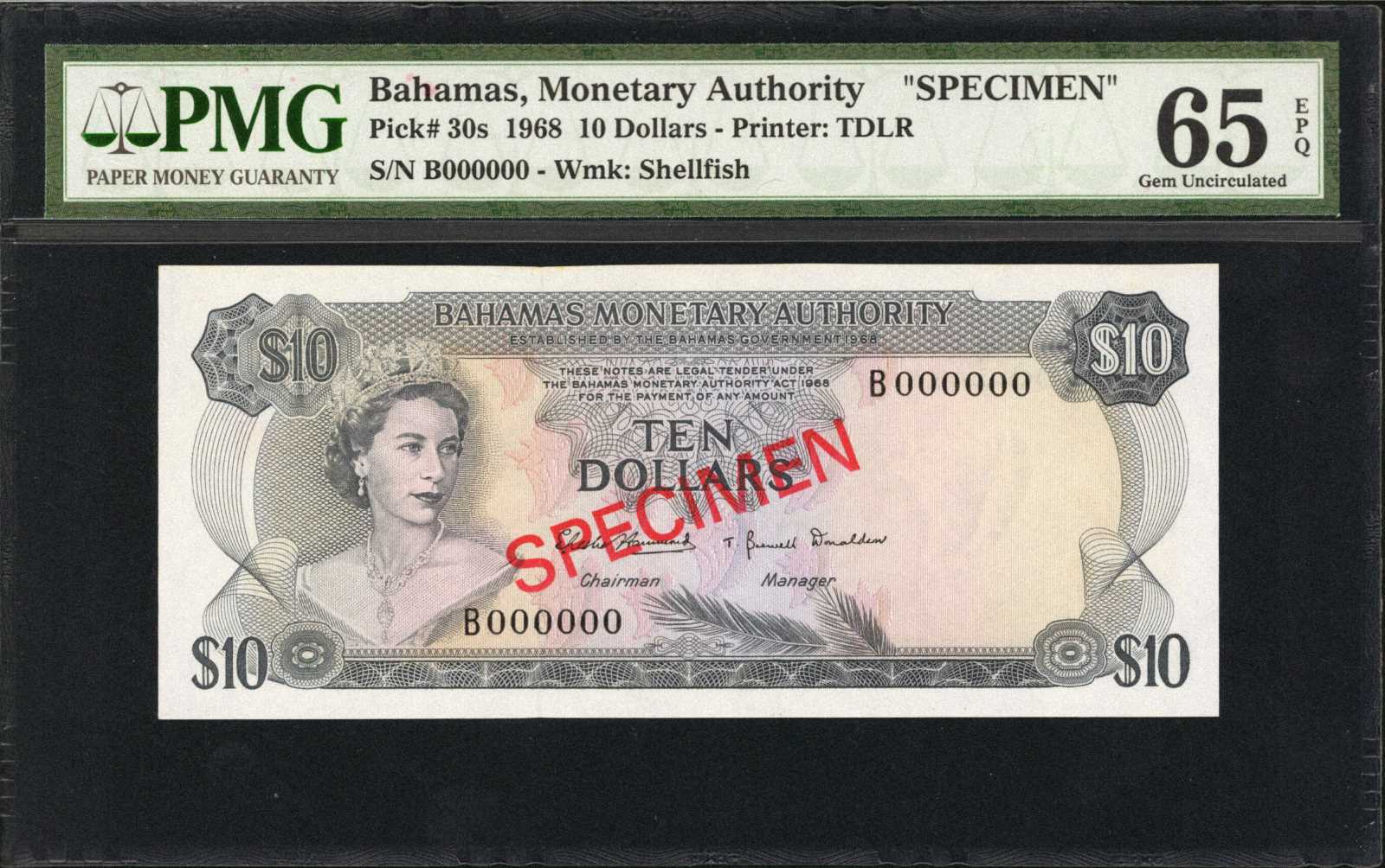 image for: Bahamas  50 dollars (B207as1)