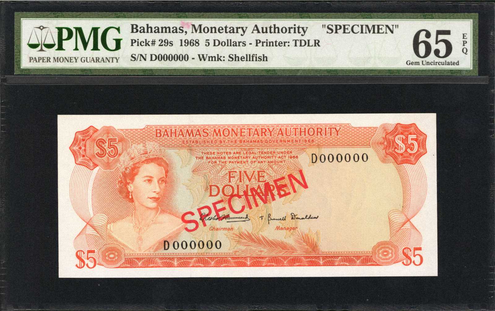 image for: Bahamas  50 dollars (B207as1)