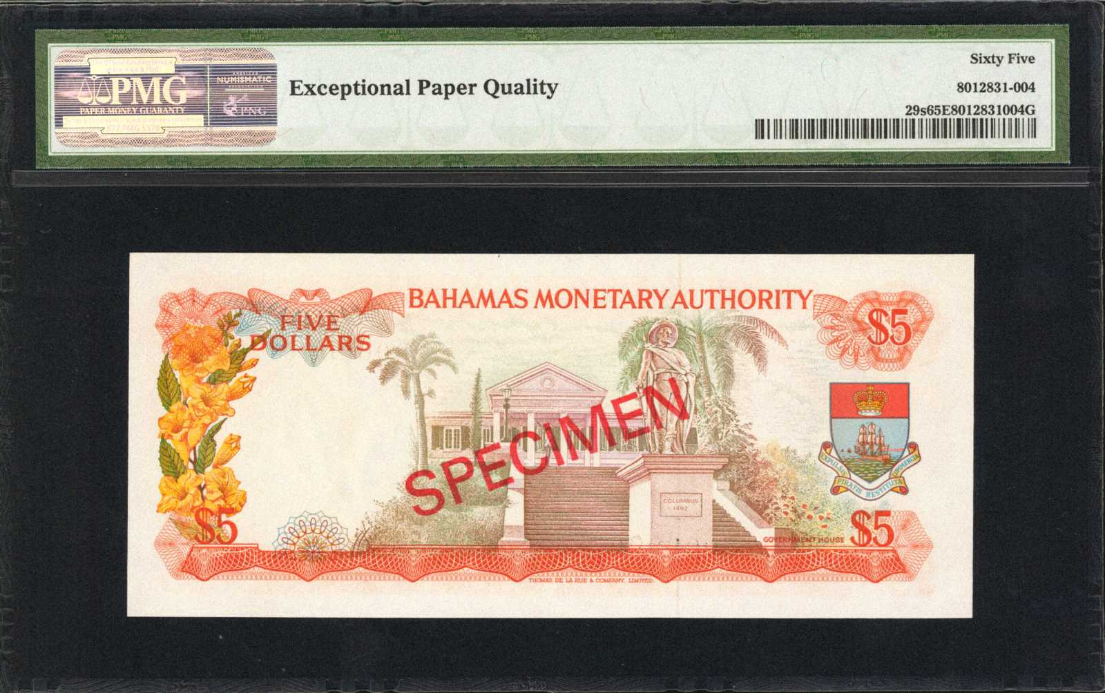 image for: Bahamas  100 dollars (B208a)