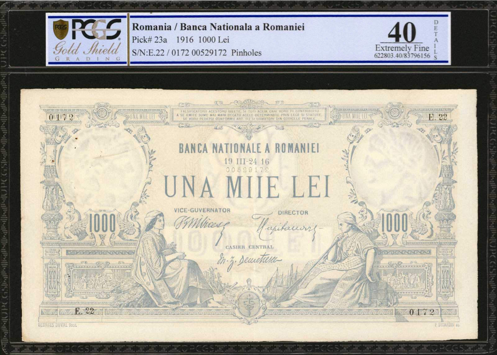 image for: Romania  1,000 lei (B219m1)