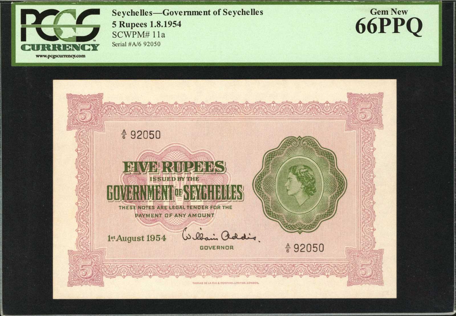 image for: Seychelles  5 rupees(B118b)