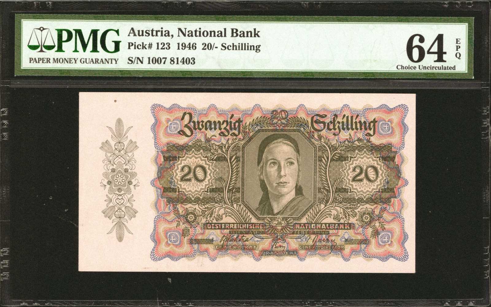 image for: Austria  20 schilling (B227a)
