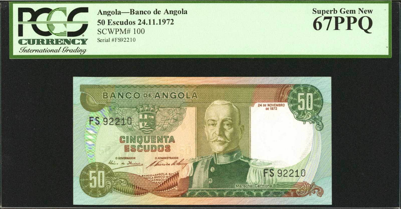 image for: Angola  20 escudos(B423as1)