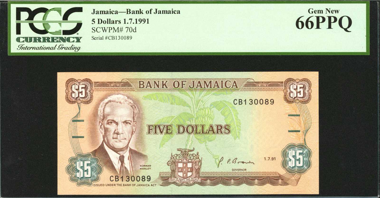 image for: East Caribbean States  5 dollars (B231a)