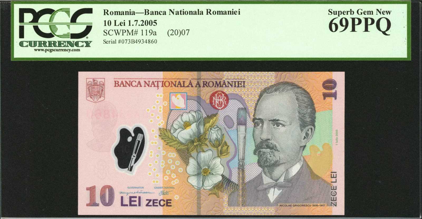 image for: Romania  10 lei (B280a)