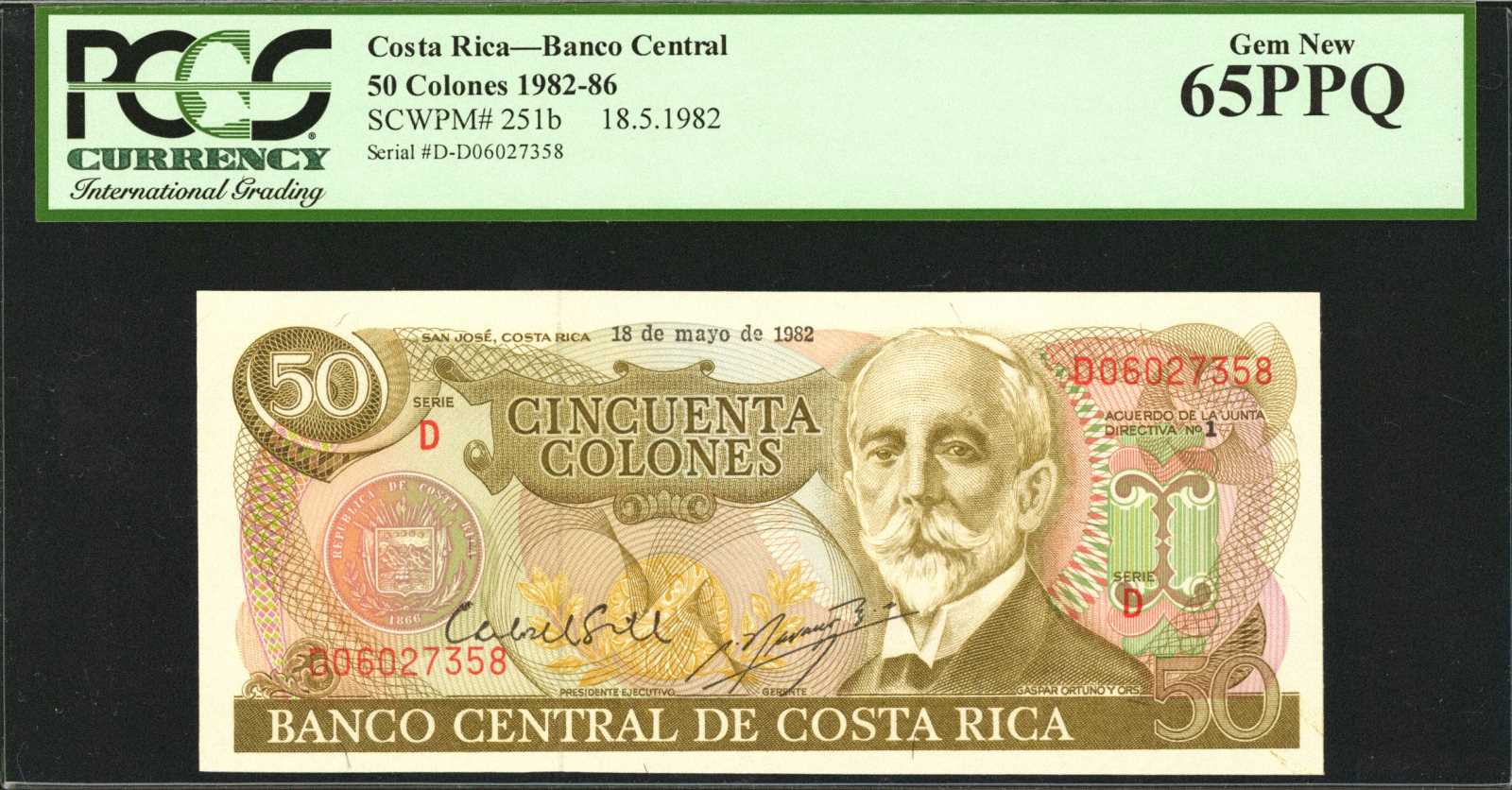image for: Costa Rica  50 colones(B535i)