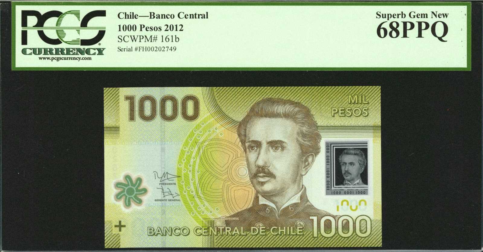 image for: Chile  2,000 pesos (B297b)