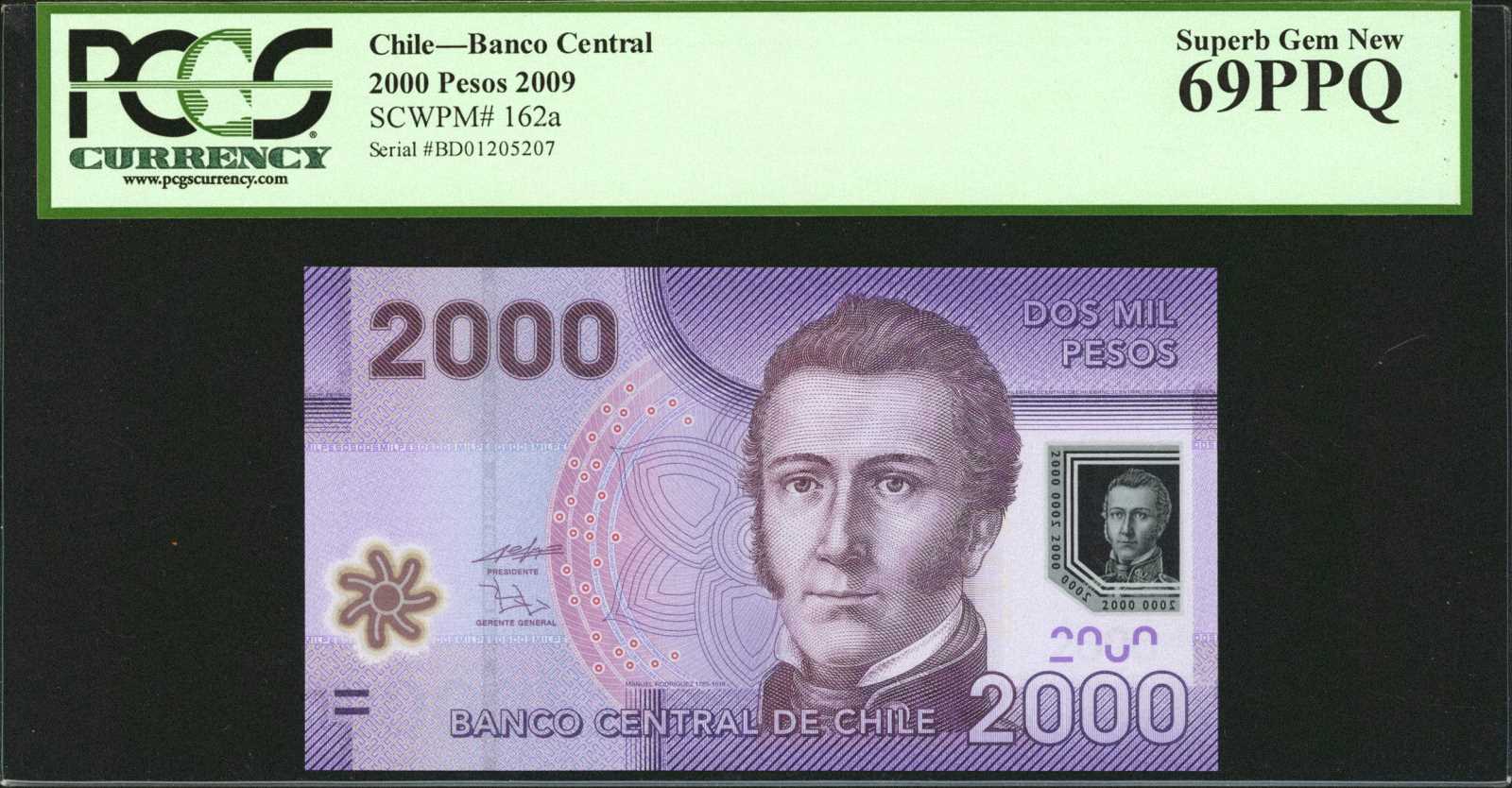 image for: Chile  2,000 pesos (B297as)