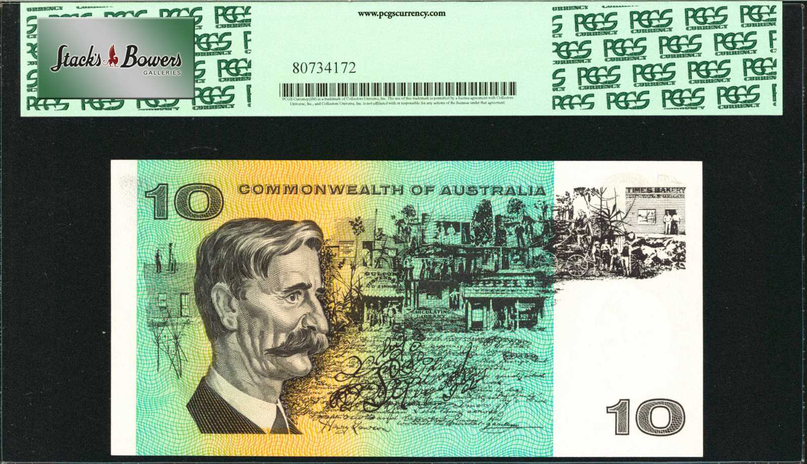 image for: Australia  10 dollars (B208bz)