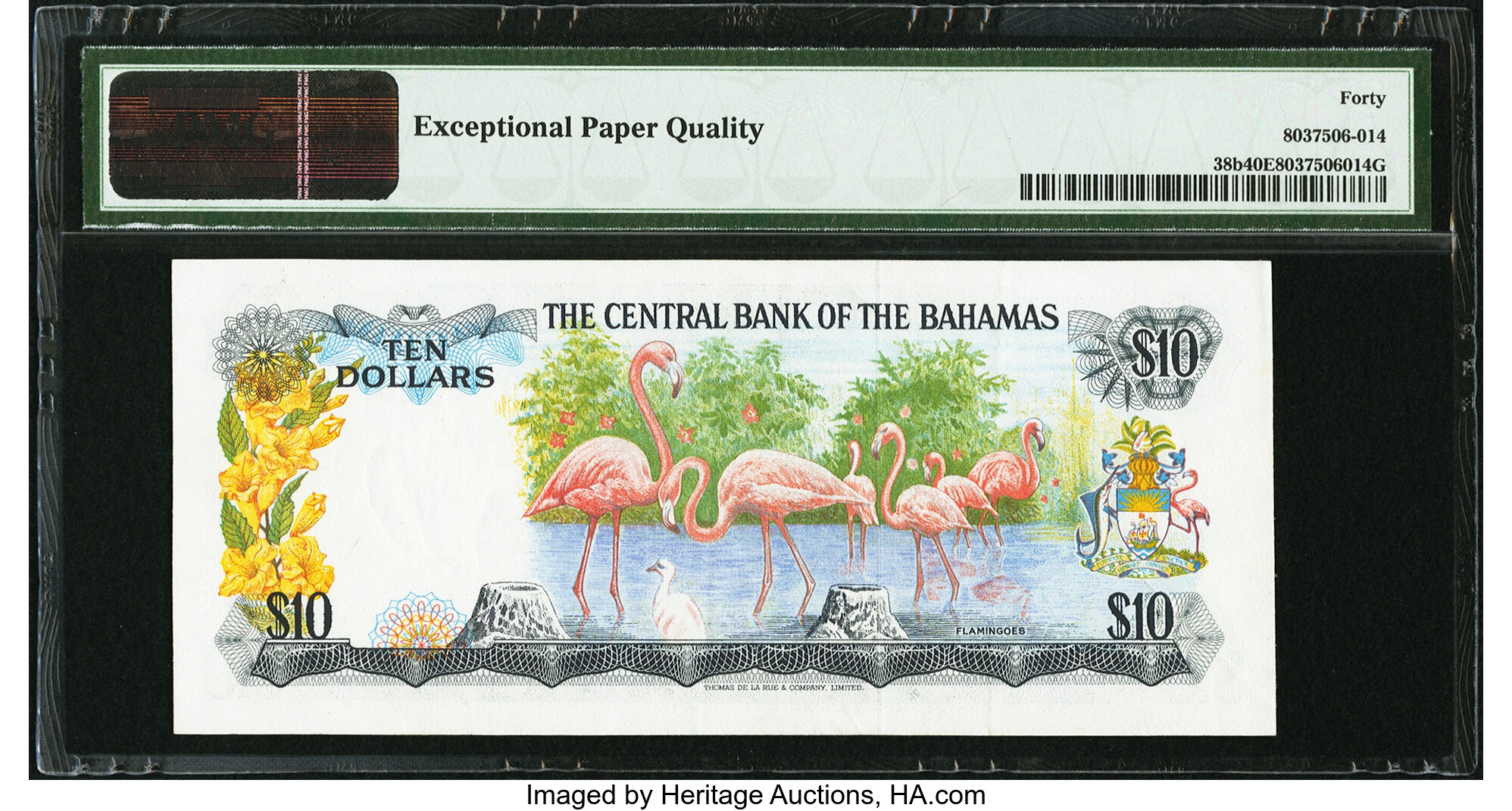 image for: Bahamas  10 dollars (B303as2)
