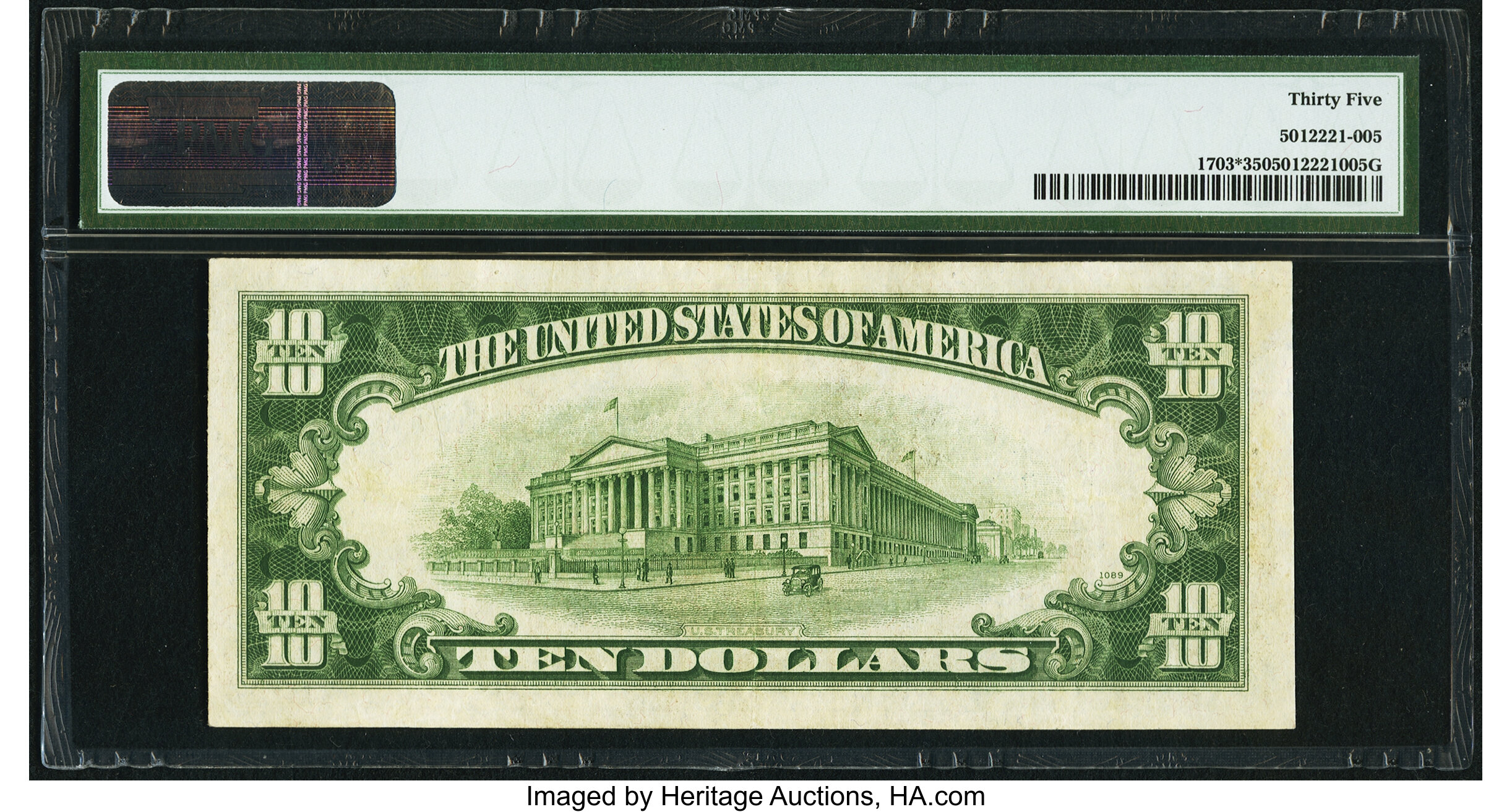 image for: Fr. 1703* $10 1934B Silver Certificate Star. PMG Choice Very Fine 35....