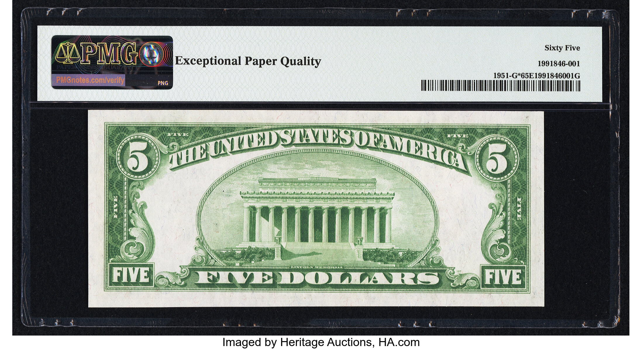 image for: Fr. 1951-G* $5 1928A Federal Reserve Star Note. PMG Gem Uncirculated 65 EPQ....