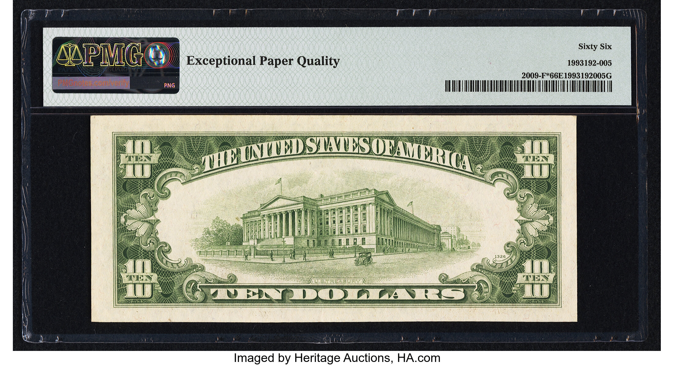 image for: Fr. 2009-F* $10 1934D Federal Reserve Note. PMG Gem Uncirculated 66 EPQ....