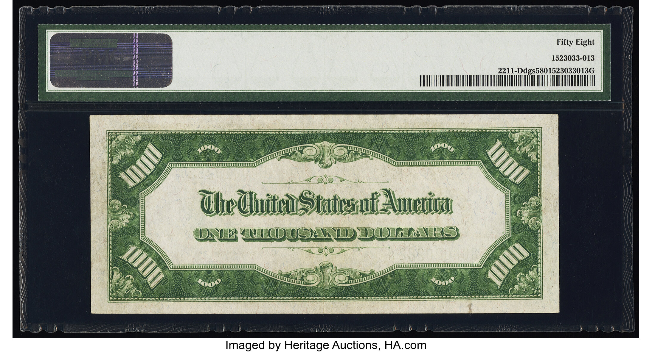 image for: Fr. 2211-D $1,000 1934 Federal Reserve Note. PMG Choice About Unc 58....