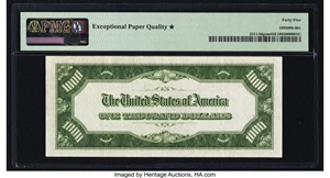 image for: Fr. 2211-I $1,000 1934 Mule Federal Reserve Note. PMG Choice Extremely Fine 45 EPQ*....