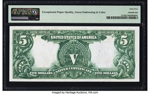image for: Fr. 271 $5 1899 Silver Certificate PMG Gem Uncirculated 65 EPQ....