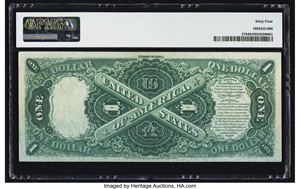 image for: Fr. 27 $1 1878 Legal Tender PMG Choice Uncirculated 64....