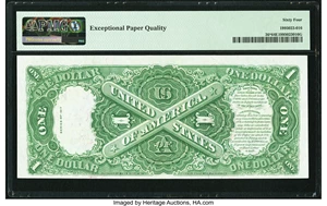 image for: Fr. 36* $1 1917 Legal Tender Star PMG Choice Uncirculated 64 EPQ....