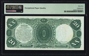 image for: Fr. 142 $20 1880 Legal Tender PMG Gem Uncirculated 65 EPQ....