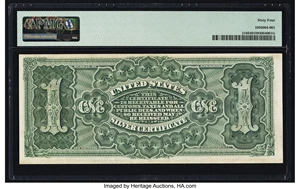 image for: Fr. 216 $1 1886 Silver Certificate PMG Choice Uncirculated 64....