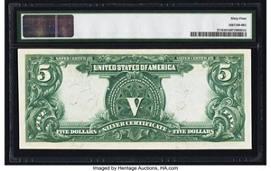 image for: Fr. 271 $5 1899 Silver Certificate PMG Choice Uncirculated 64....