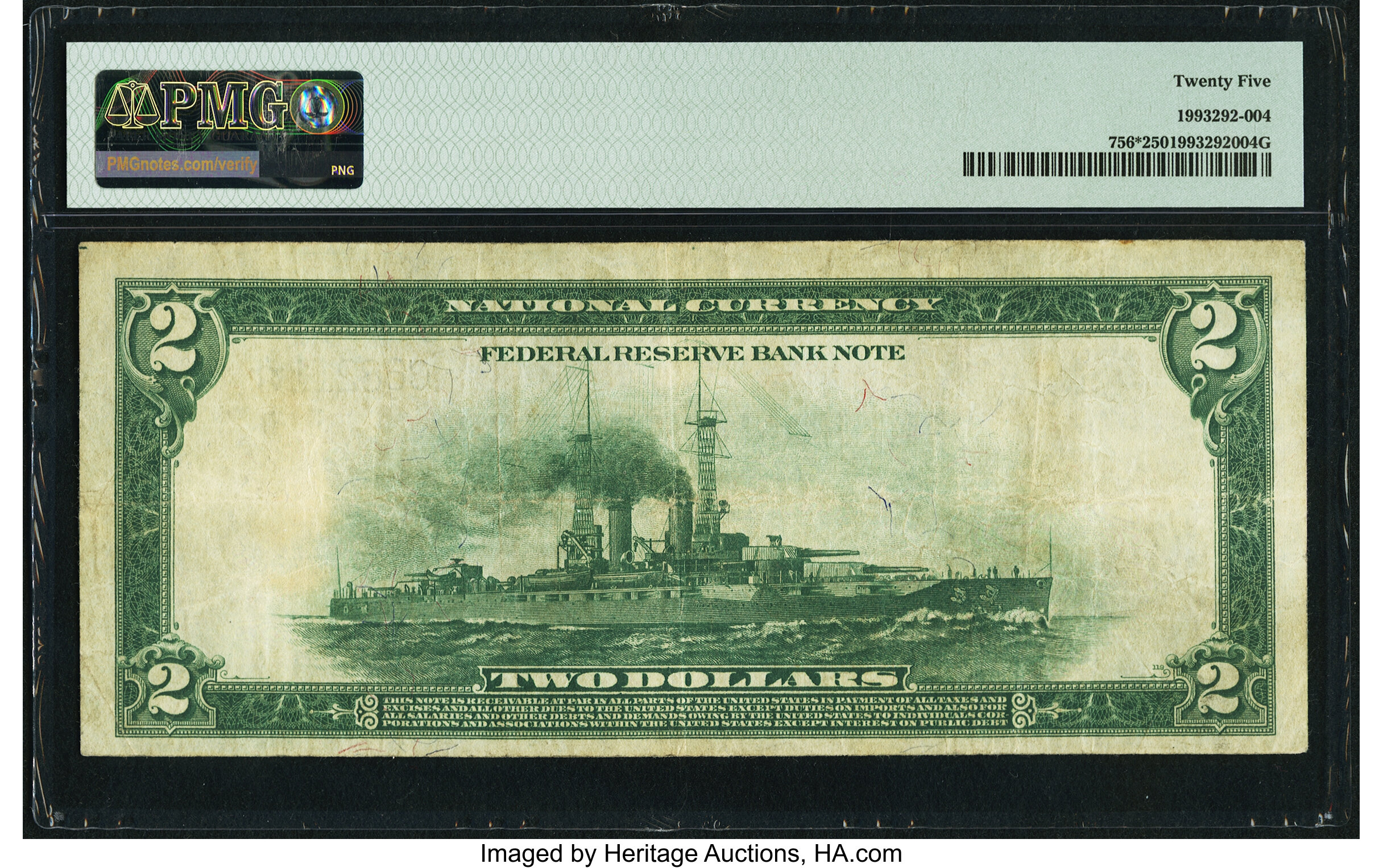 image for: Fr. 756* $2 1918 Federal Reserve Bank Star Note PMG Very Fine 25....