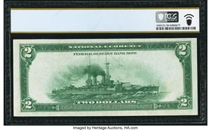 image for: Fr. 762 $2 1918 Federal Reserve Bank Note PCGS Banknote About Unc 50....