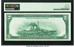 image for: Fr. 780 $2 1918 Federal Reserve Bank Note PMG Choice Extremely Fine 45....