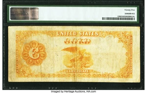 image for: Fr. 1206 $100 1882 Gold Certificate PMG Very Fine 25....