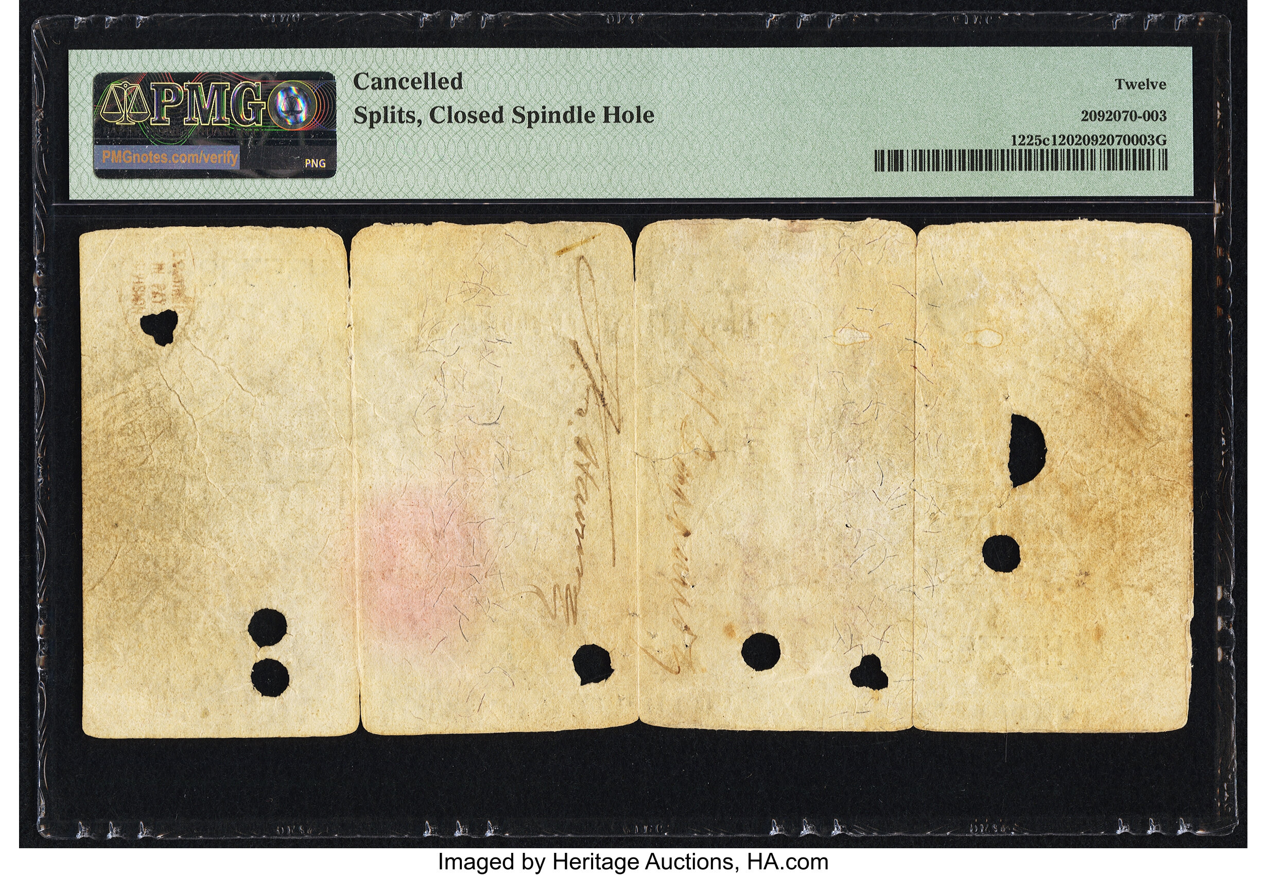 image for: Fr. 1225c $10,000 1900 Gold Certificate PMG Fine 12, POCs....