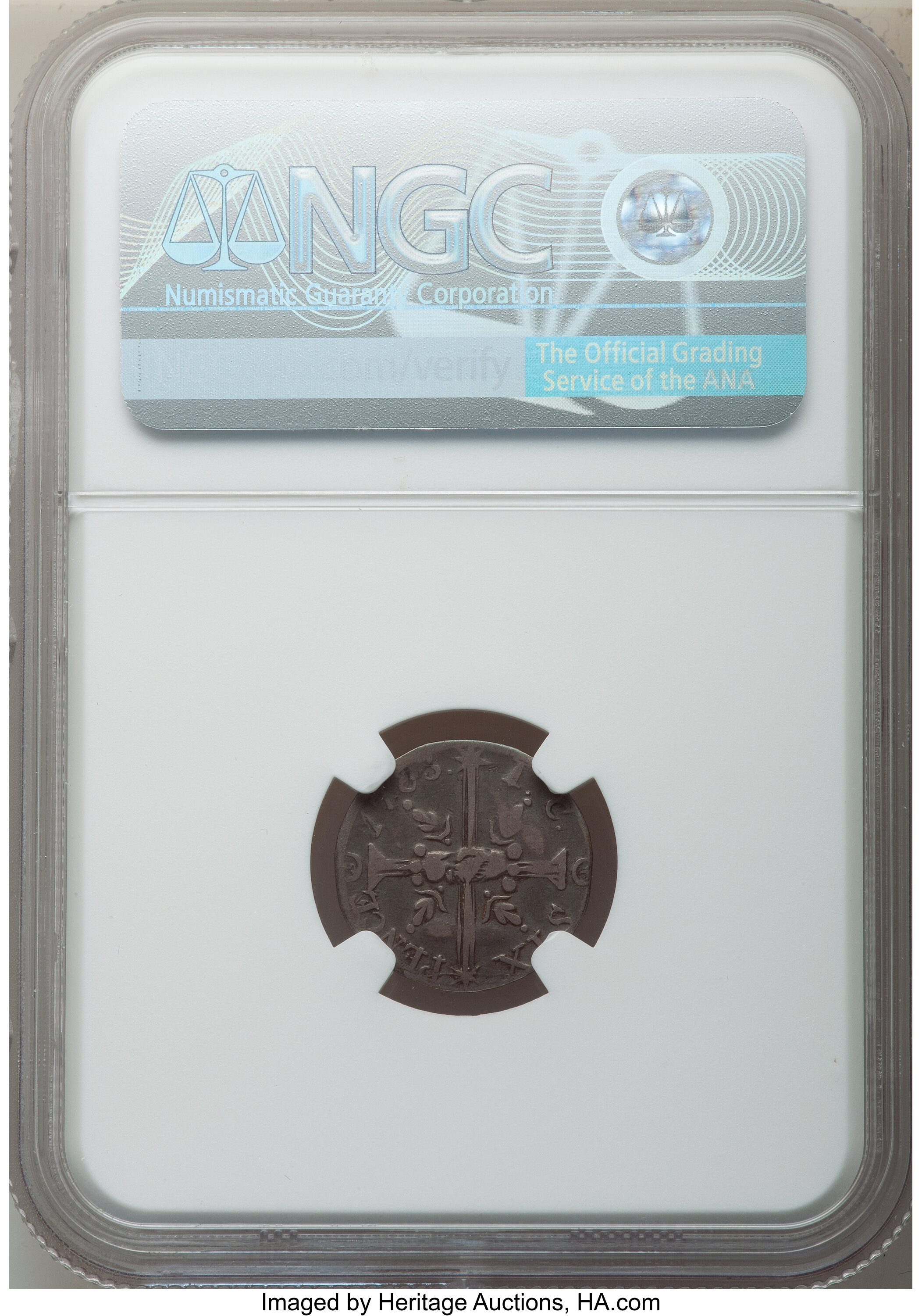image for: 1783 6PENCE Chalmers Sixpence, Large Date, VF30 NGC. Breen-1014, W-1770, R.6. ...